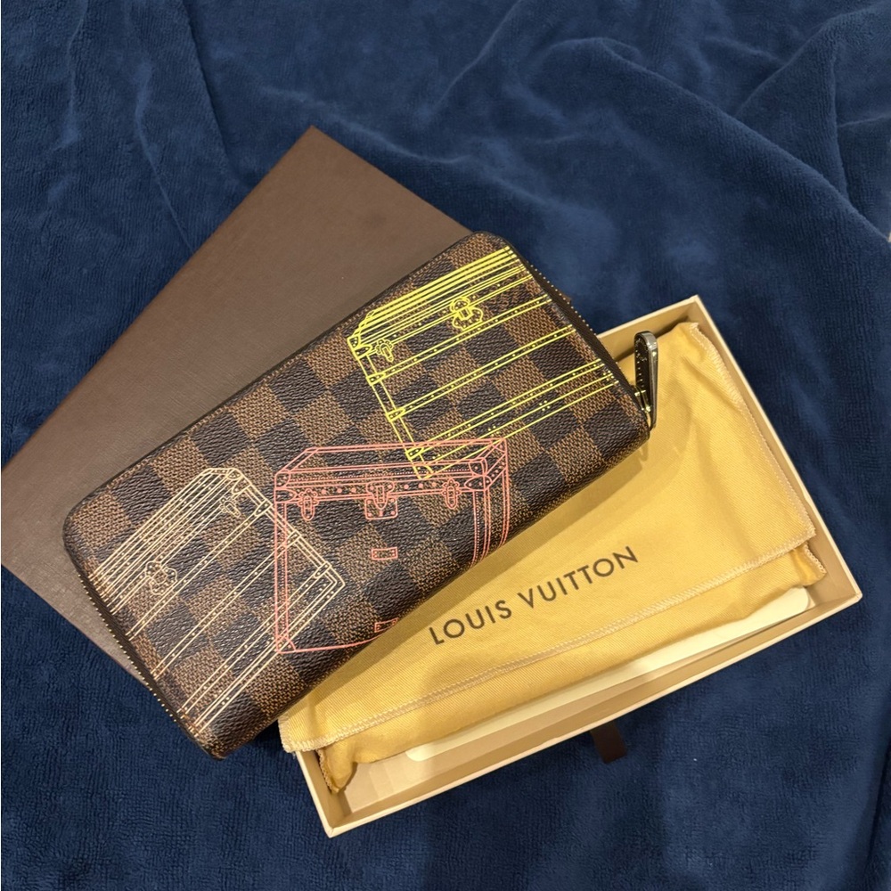 Louis Vuitton Damier Trunk Wallet Ebene